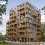 SOWOOD, SAINT-HERBLAIN (44) - Bois lamellé-collé (glulam timber) : 170 m³ - Réalisation (Project) : Cruard Charpente - Architecte (Architect) : Berranger et Vincent Architectes - Maître d’ouvrage (Project owner) : SCCV InWood ADI - BET Structure bois (Wood Engineering/Design) : ALS - © François Dantart