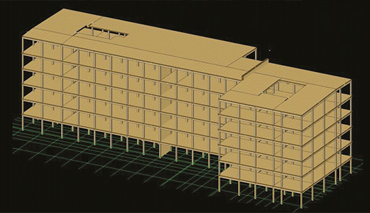 Maquette numérique en 3D du CHU de Rennes Piveteaubois